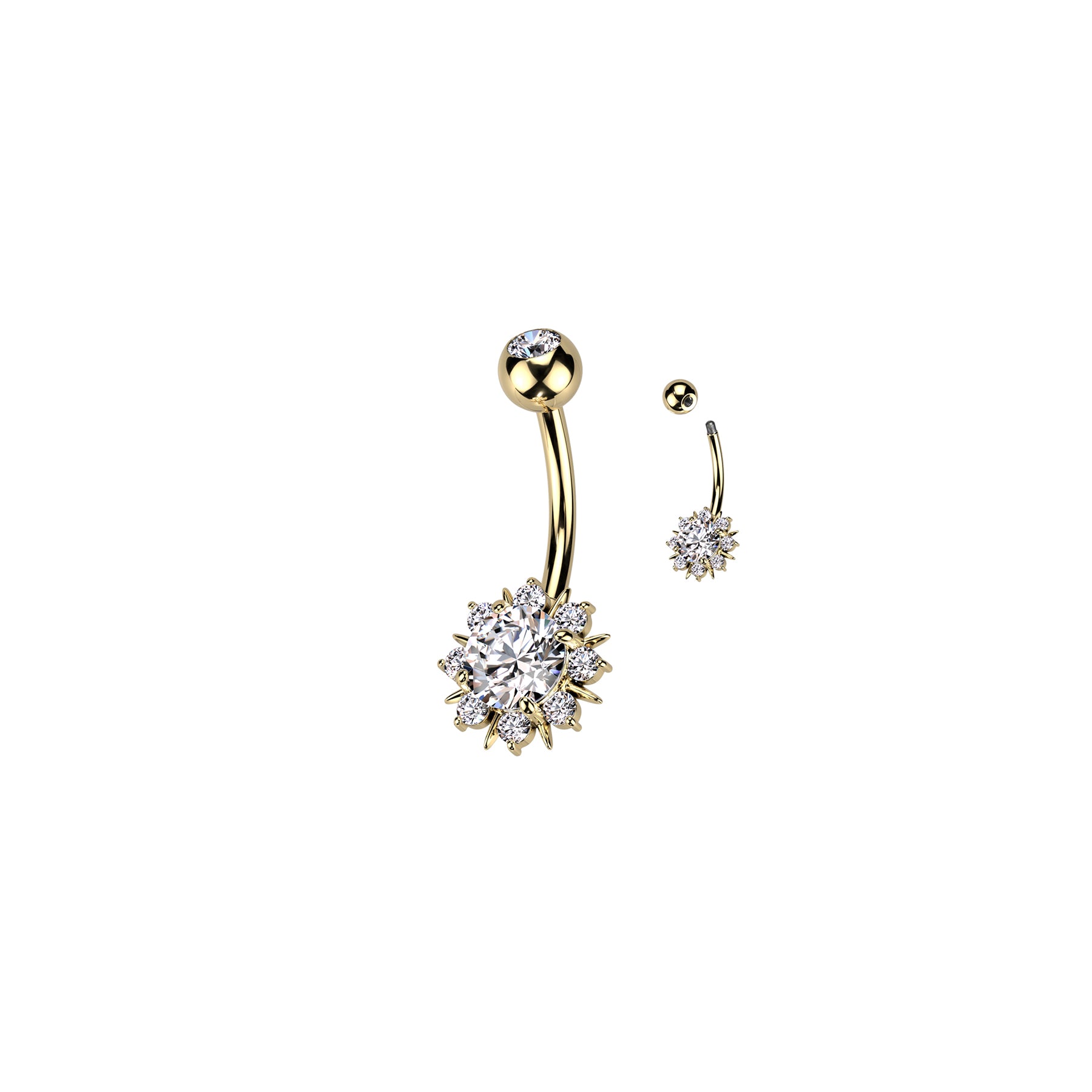 Piercing Nombril NAJEMA en Acier et Zirconium