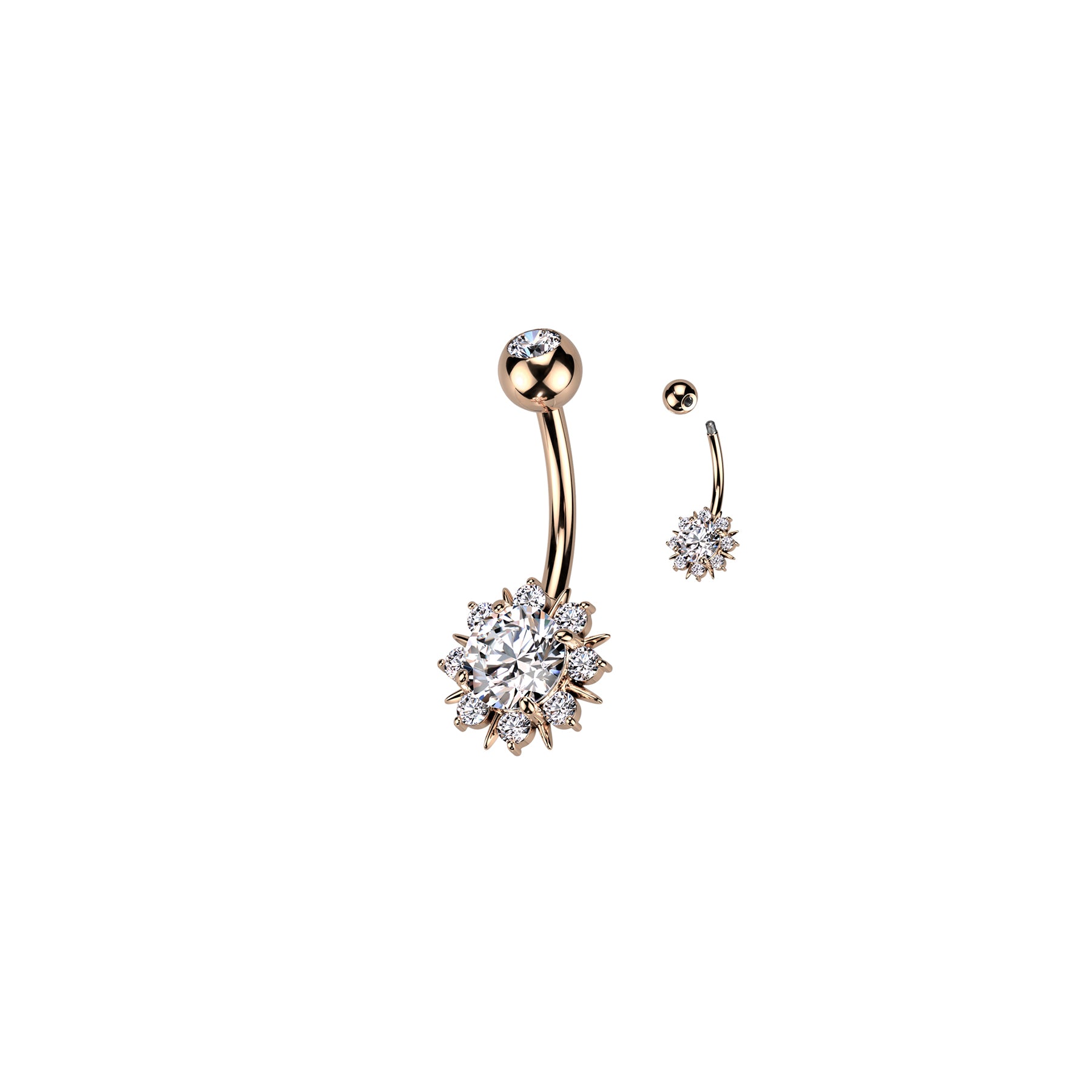 Piercing Nombril NAJEMA en Acier et Zirconium