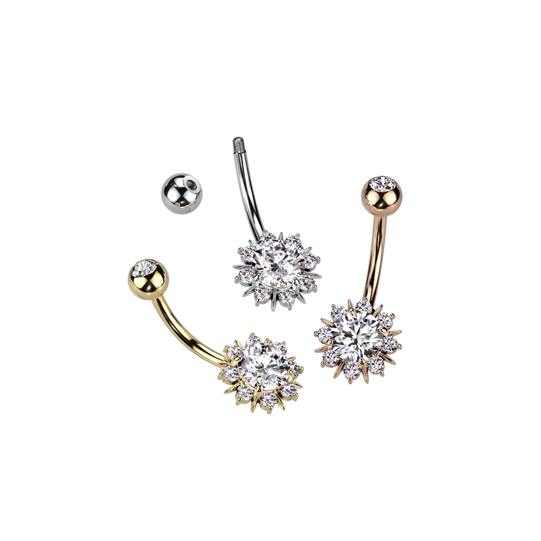 Piercing Nombril NAJEMA en Acier et Zirconium
