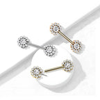 Piercing Téton NAKIA en Acier et Zirconium