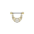 Piercing Téton NAKIDA en Acier et Zirconium