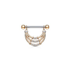 Piercing Téton NAKIDA en Acier et Zirconium