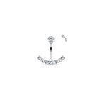 Piercing Nombril NELYA en Acier et Zirconium