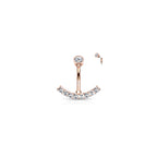 Piercing Nombril NELYA en Acier et Zirconium
