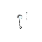 Piercing Arcade / Nombril NICOLA en Titane, Oxyde de Zirconium ou Opale