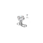 Piercing Dermal NINA en Titane