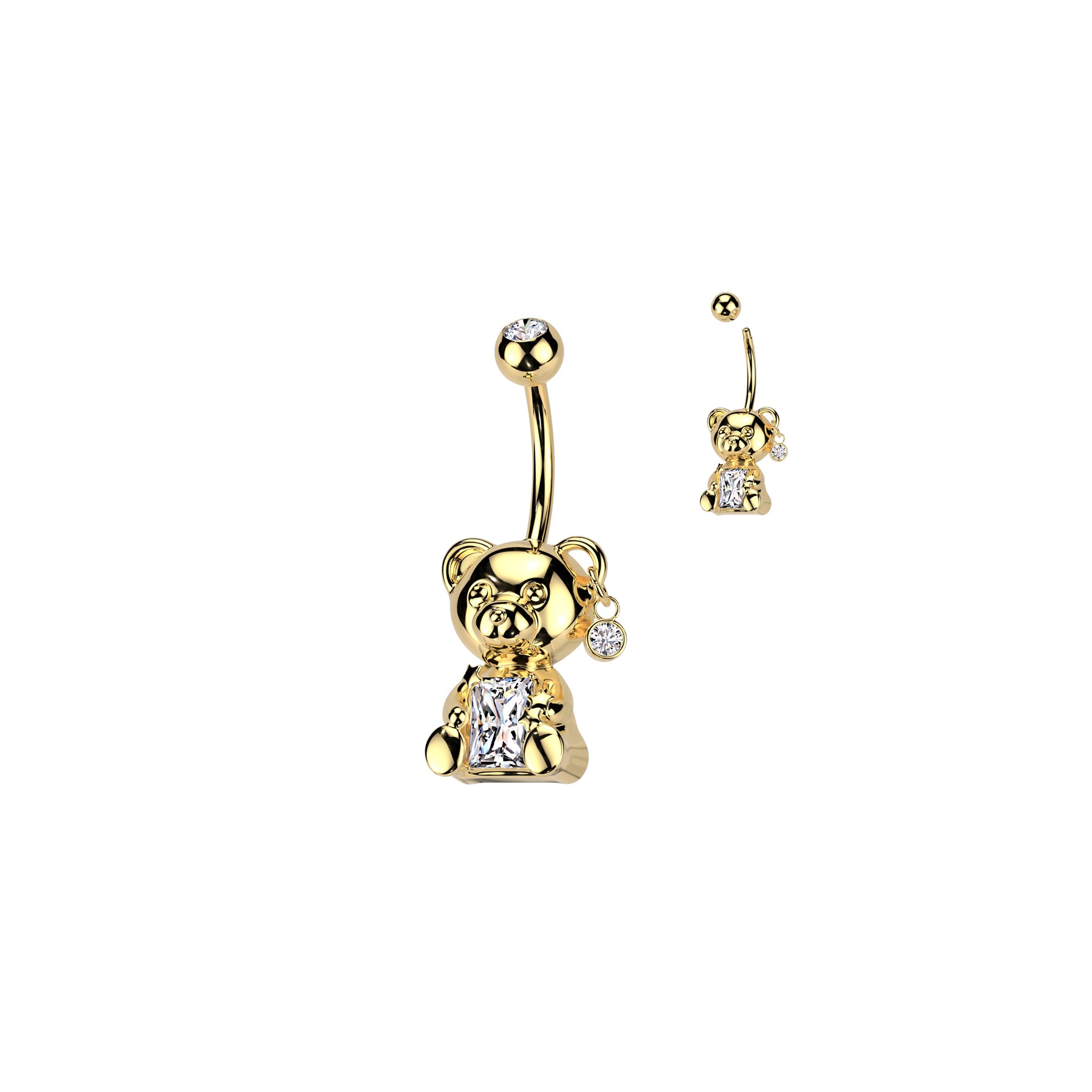 Piercing Nombril NOLITA en Acier et Zirconium