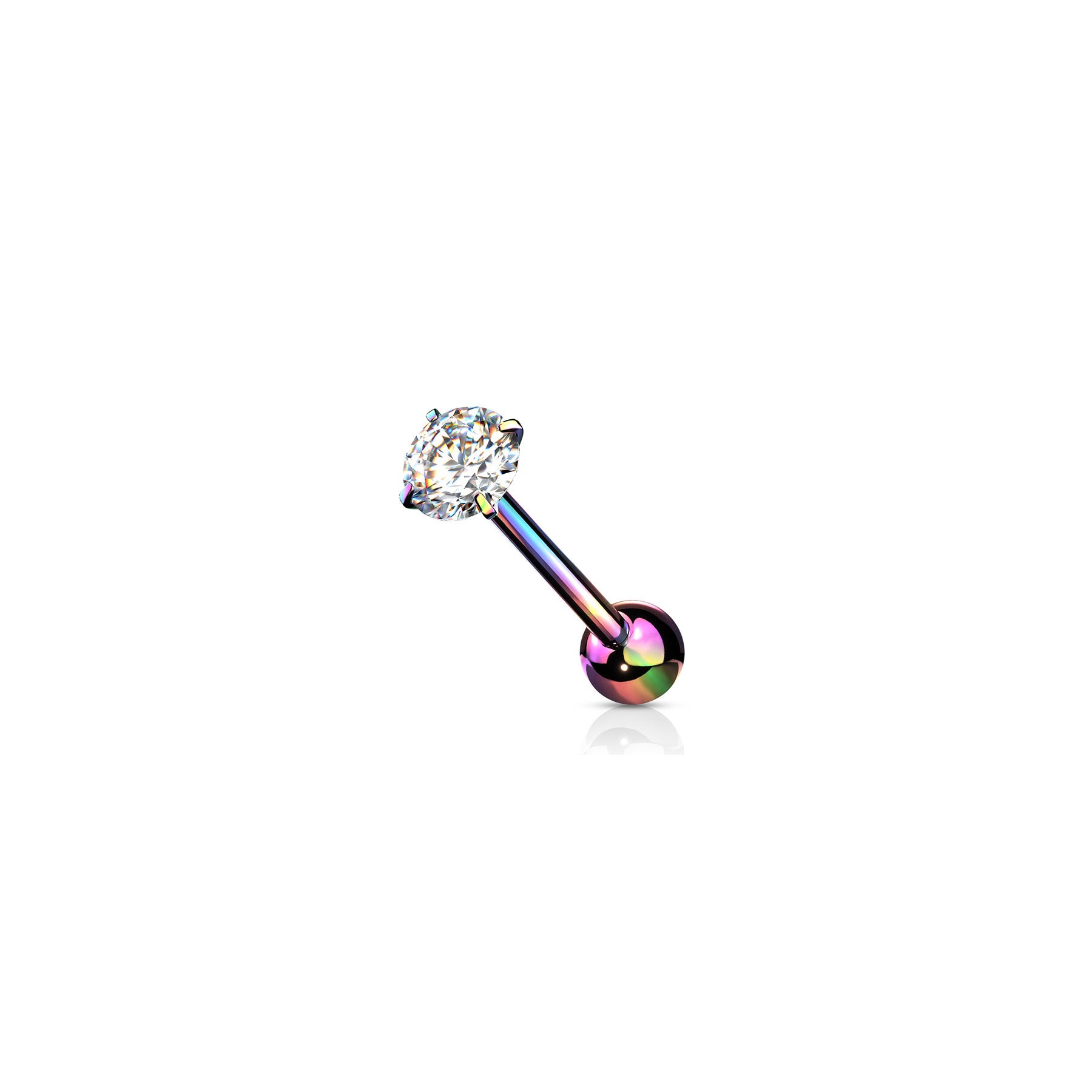 Piercing Langue NONA en Acier et Oxyde de Zirconium