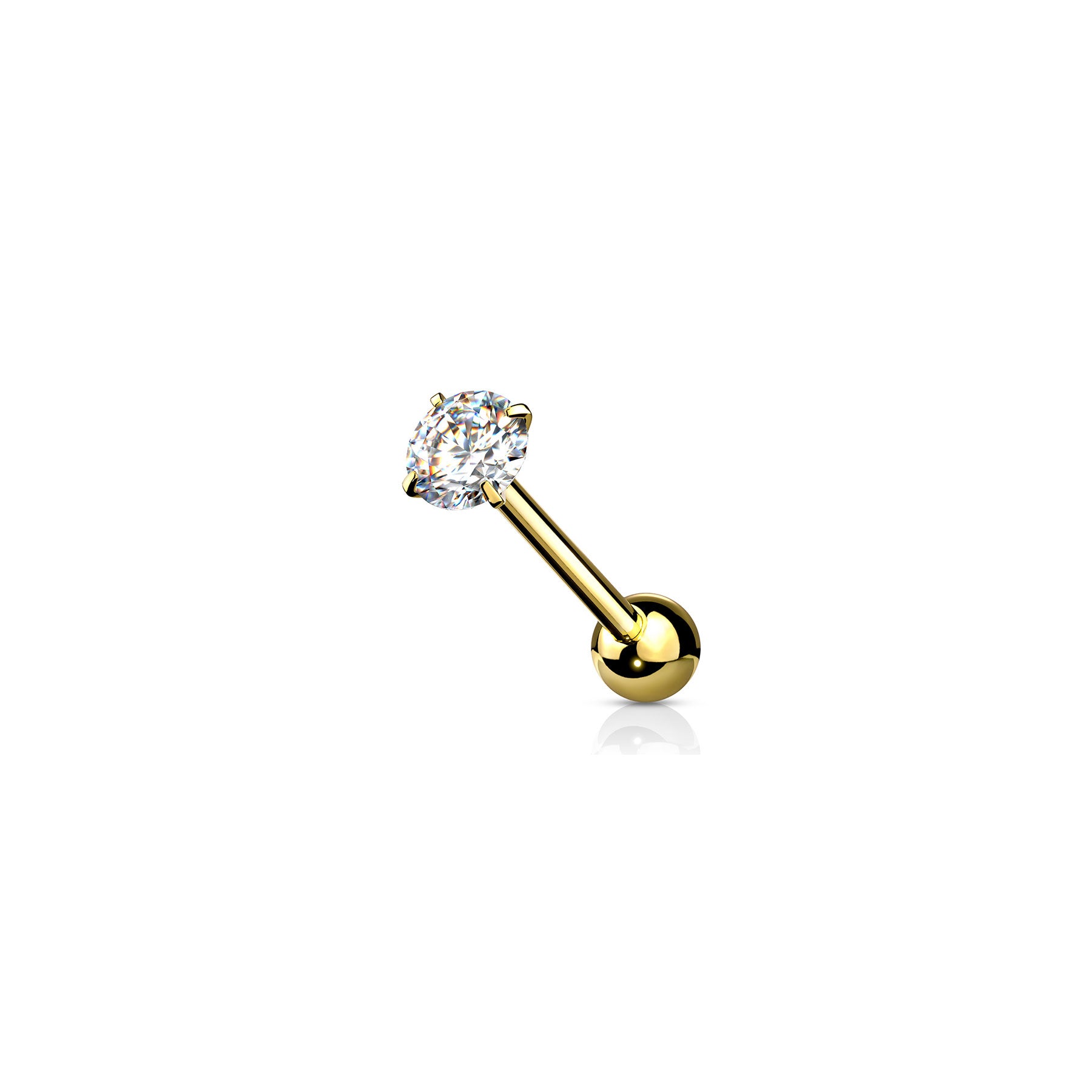 Piercing Langue NONA en Acier et Oxyde de Zirconium