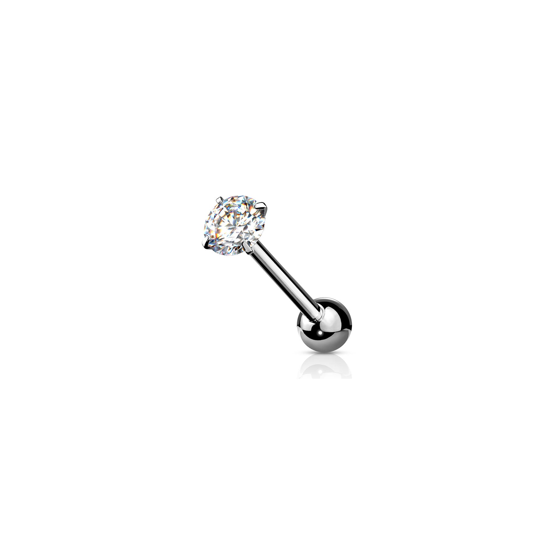 Piercing Langue NONA en Acier et Oxyde de Zirconium