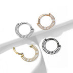 Piercing Oreille NUHA en Titane et Zirconium