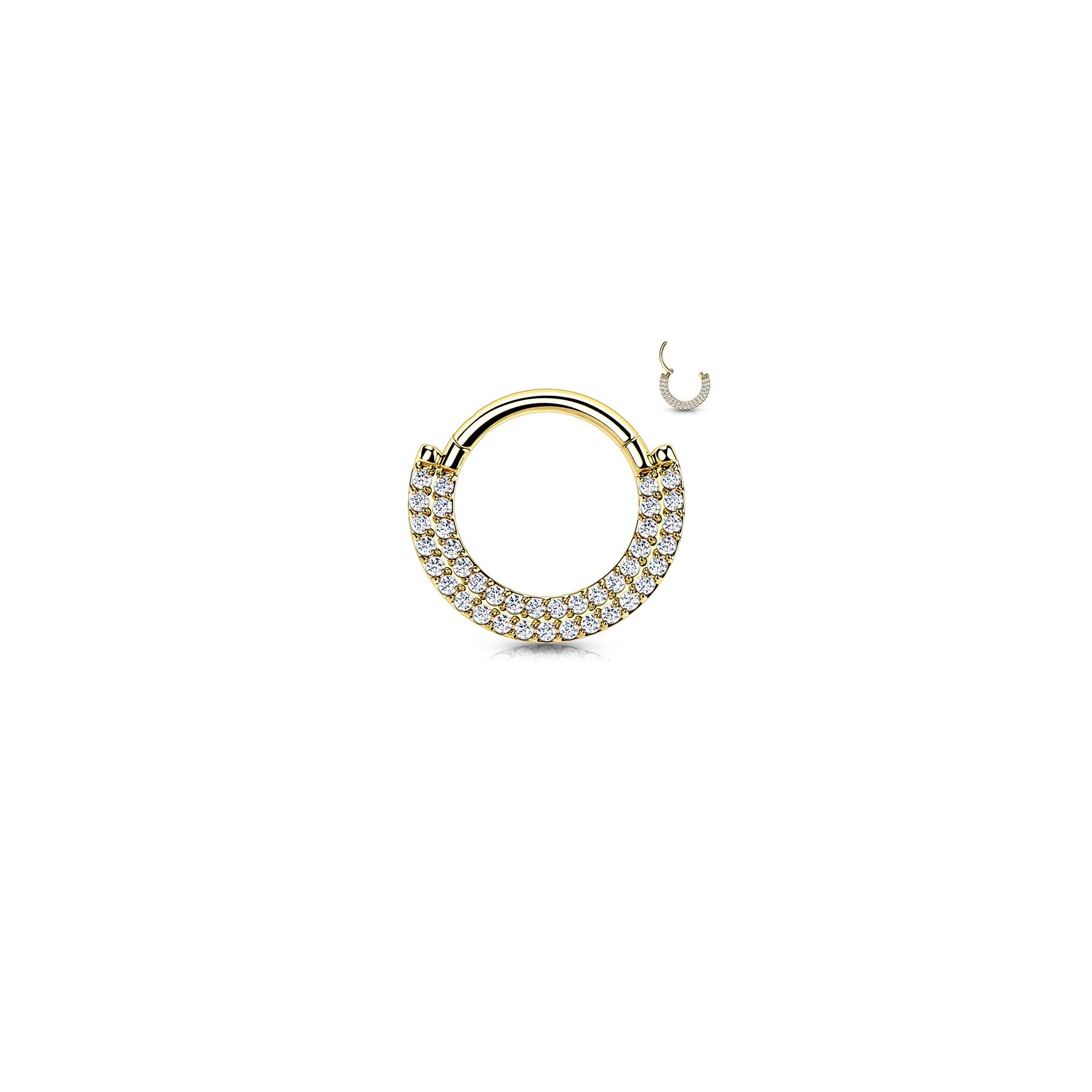 Piercing Oreille NUHA en Titane et Zirconium