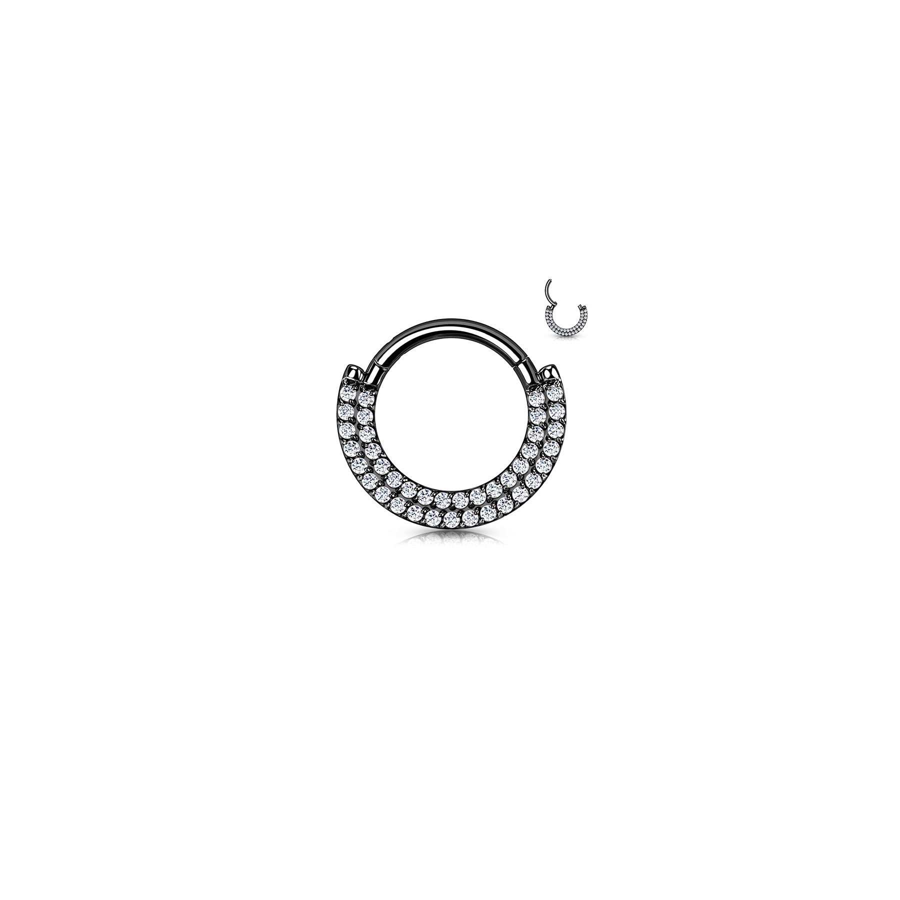 Piercing Oreille NUHA en Titane et Zirconium