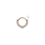 Piercing Oreille NUHA en Titane et Zirconium