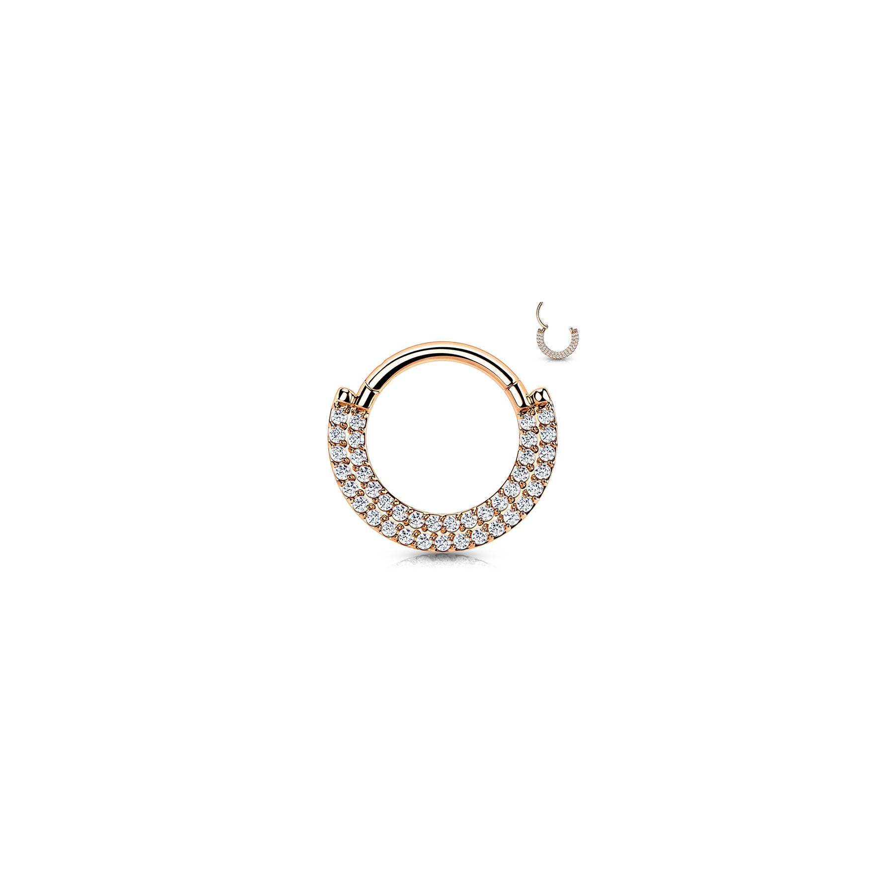 Piercing Oreille NUHA en Titane et Zirconium