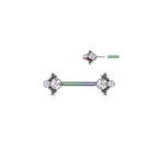 Piercing Téton NORA en Acier et Zirconium