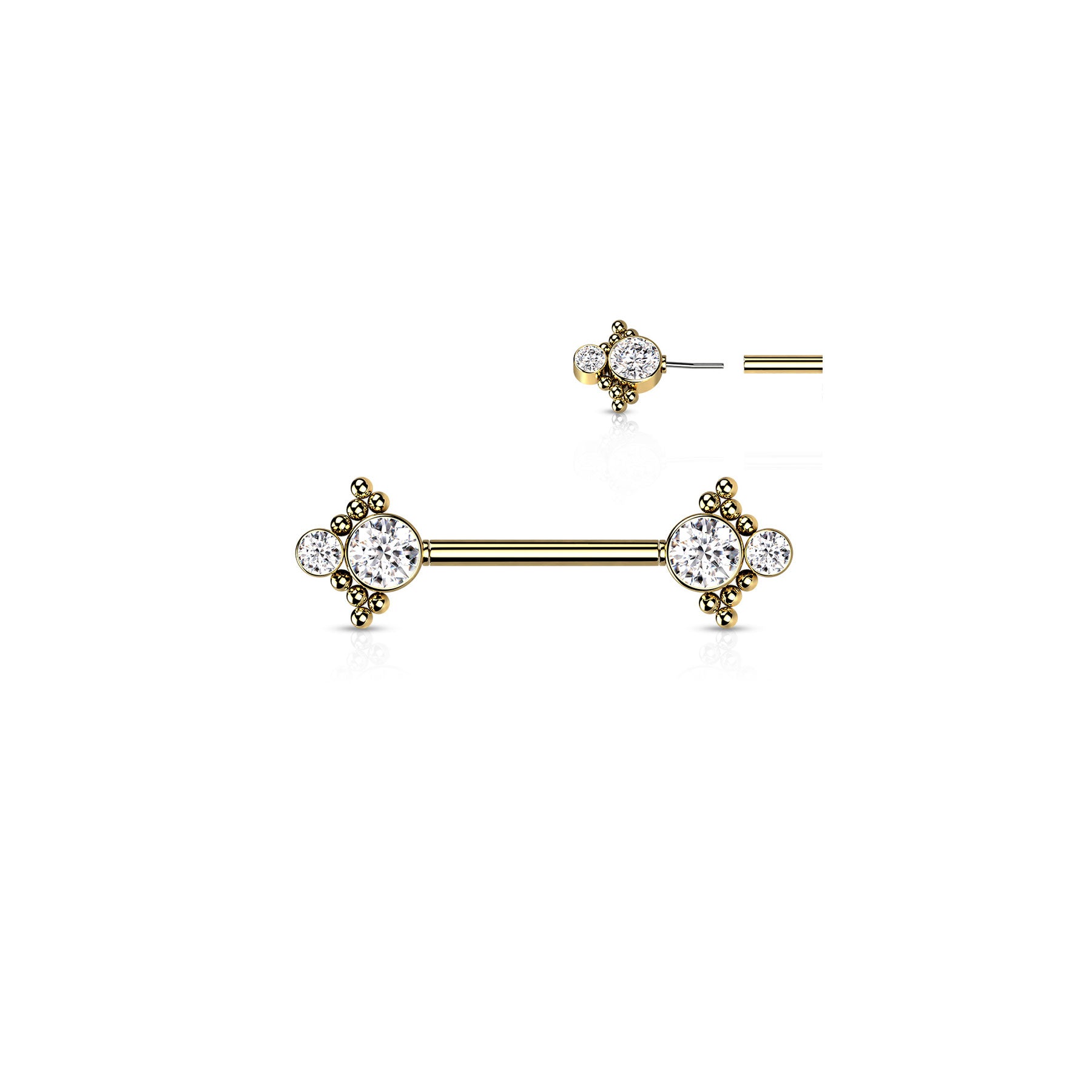 Piercing Téton NORA en Acier et Zirconium