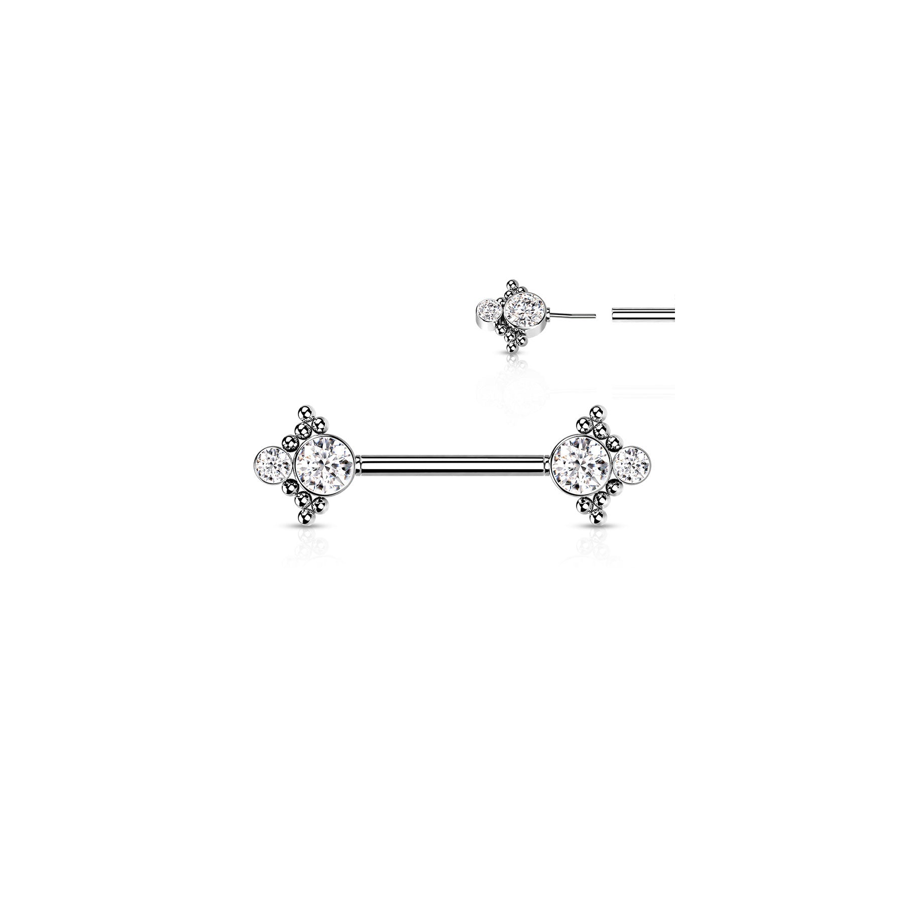 Piercing Téton NORA en Acier et Zirconium
