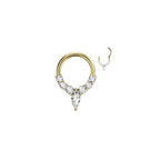 Piercing Oreille ou Nez NOVA en Acier et Zirconium