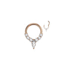 Piercing Oreille ou Nez NOVA en Acier et Zirconium