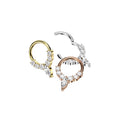 Piercing Oreille ou Nez NOVA en Acier et Zirconium