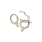 Piercing Oreille ou Nez NOVA en Acier et Zirconium