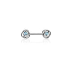 Piercing Téton OKSANA en Acier et Zirconium