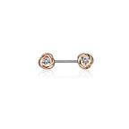 Piercing Téton OKSANA en Acier et Zirconium