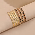 Set de 7 Bracelets ONYX