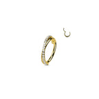 Piercing Oreille OPHELIA en Acier et Oxydes de Zirconium