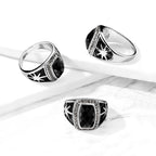 Bague Chevalière OCTAVE en Acier