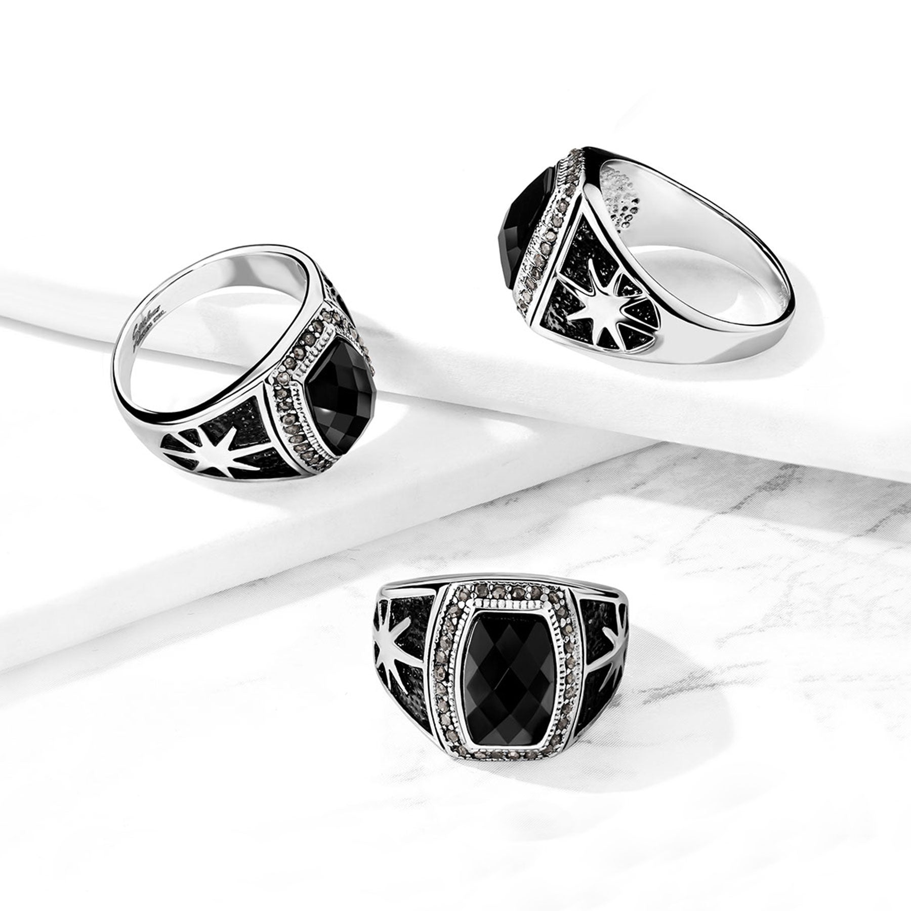 Bague Chevalière OCTAVE en Acier