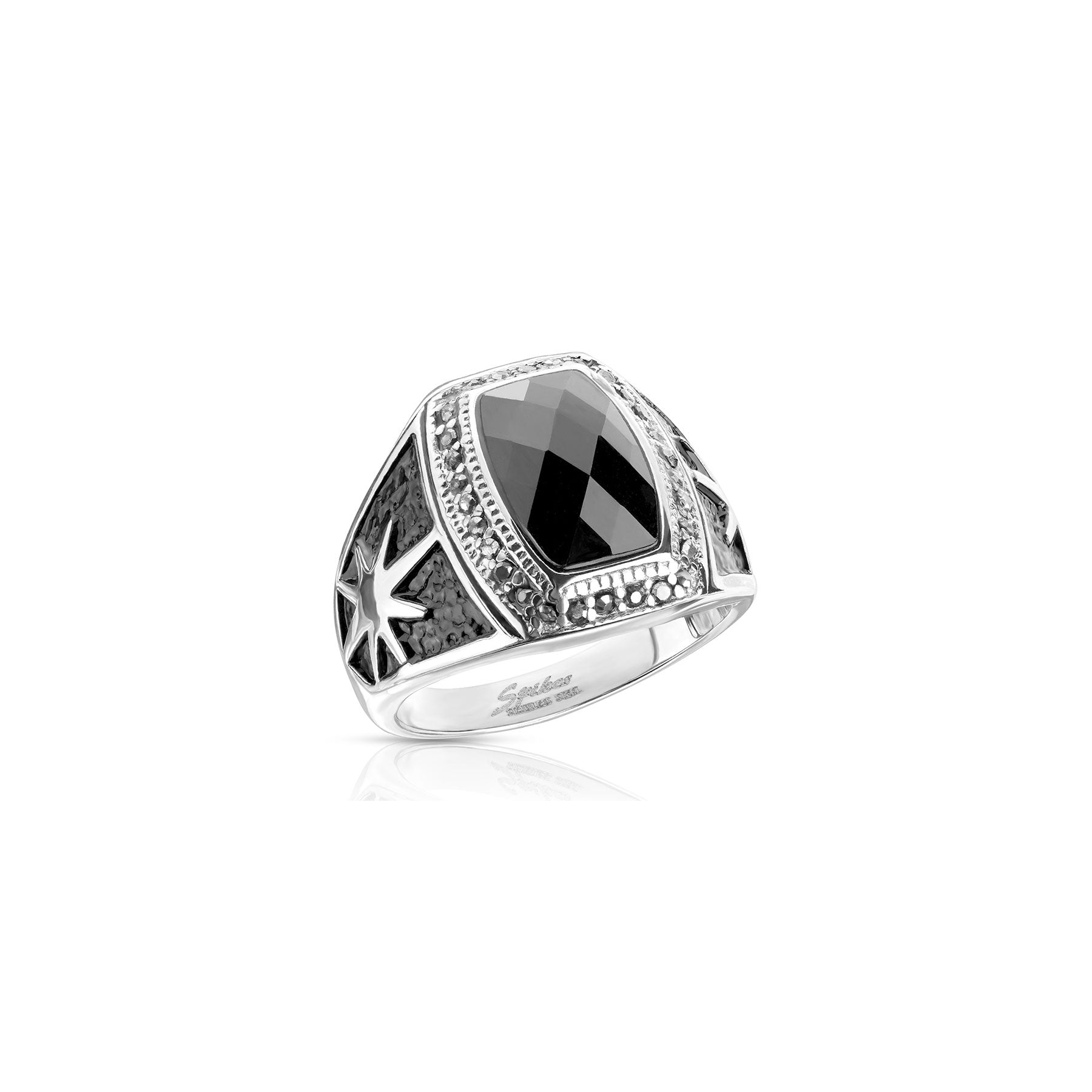 Bague Chevalière OCTAVE en Acier