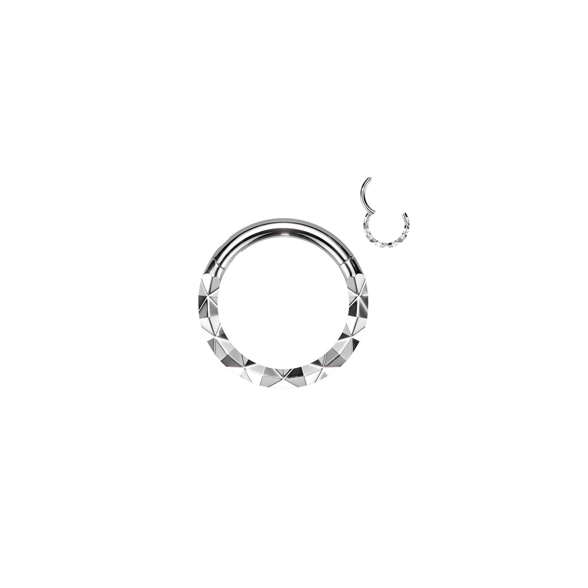 Piercing Anneau PONDA en Acier Chirurgical