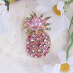 Broche PINEAPPLE en Acier et Strass