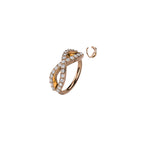 Piercing Nez / Oreille PRISCA en Acier et Zirconium