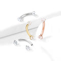 Piercing Barbell REANA en Acier et Zirconium