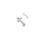 Piercing Labret REGINA en Titane et Opale