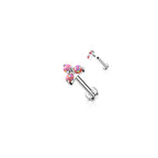 Piercing Labret REGINA en Titane et Opale