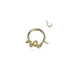 Piercing Oreille / Nez RIFKA en Titane avec Serpent