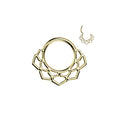 Piercing Anneau ROSALIA  en Acier et Zirconium