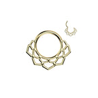 Piercing Anneau ROSALIA  en Acier et Zirconium