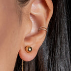 Piercing Oreille MEDUSA en Titane et Oxydes de Zirconium