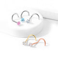 Piercing Nez SAKORA en Acier et Zirconium