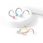 Piercing Nez SAKORA en Acier et Zirconium