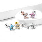 Piercing Labret Monroe SAMANTHA en Acier et Zirconium