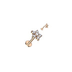 Piercing Labret Monroe SAMANTHA en Acier et Zirconium