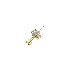 Piercing Labret SARITA en Acier et Zirconium