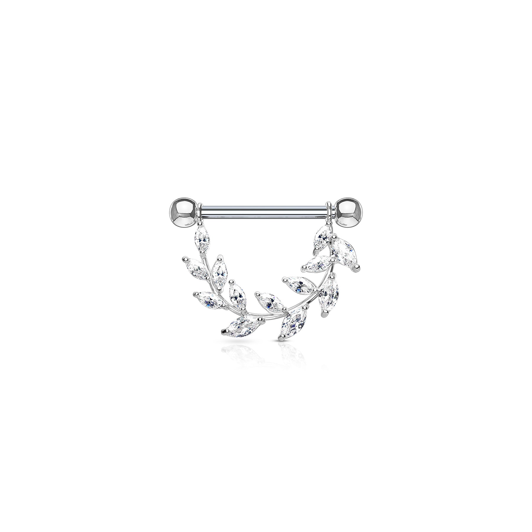 Piercing Téton SEANA en Acier et Zirconium
