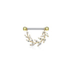 Piercing Téton SEANA en Acier et Zirconium